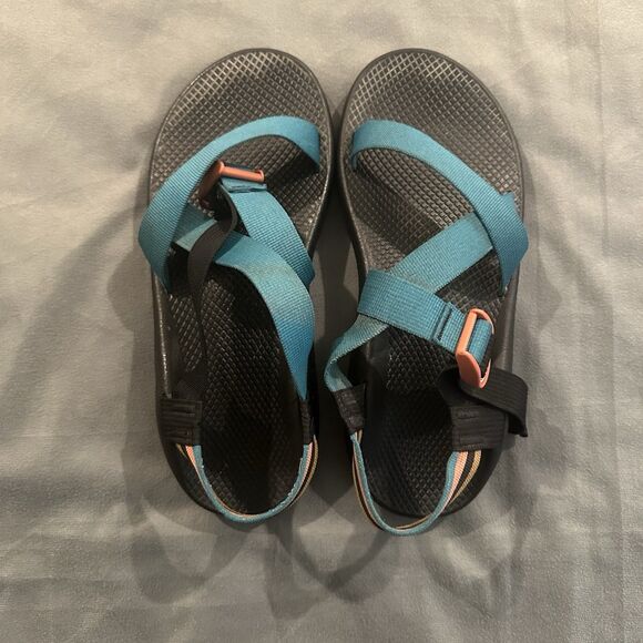 Chaco Z/1 Classic Sport Sandal Mens 11 Gum Bottoms River Trail Teal Adjustable main image 10